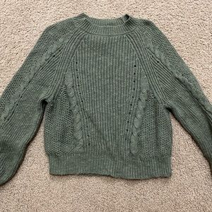 American Eagle Green sweater!